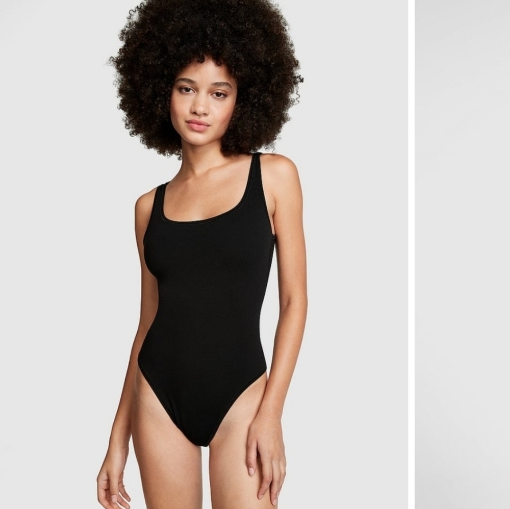 Chic Black Women's One-Piece Pink Victorias Secret BEYONDCOMFORTBOD